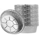 thumbnail image 1 of Moldes para pasteles de aluminio desechables de 8 de Plasticpro, redondos, aptos para horno y congelador, para hornear, cocinar y asar, paquete de 60, 1 of 5