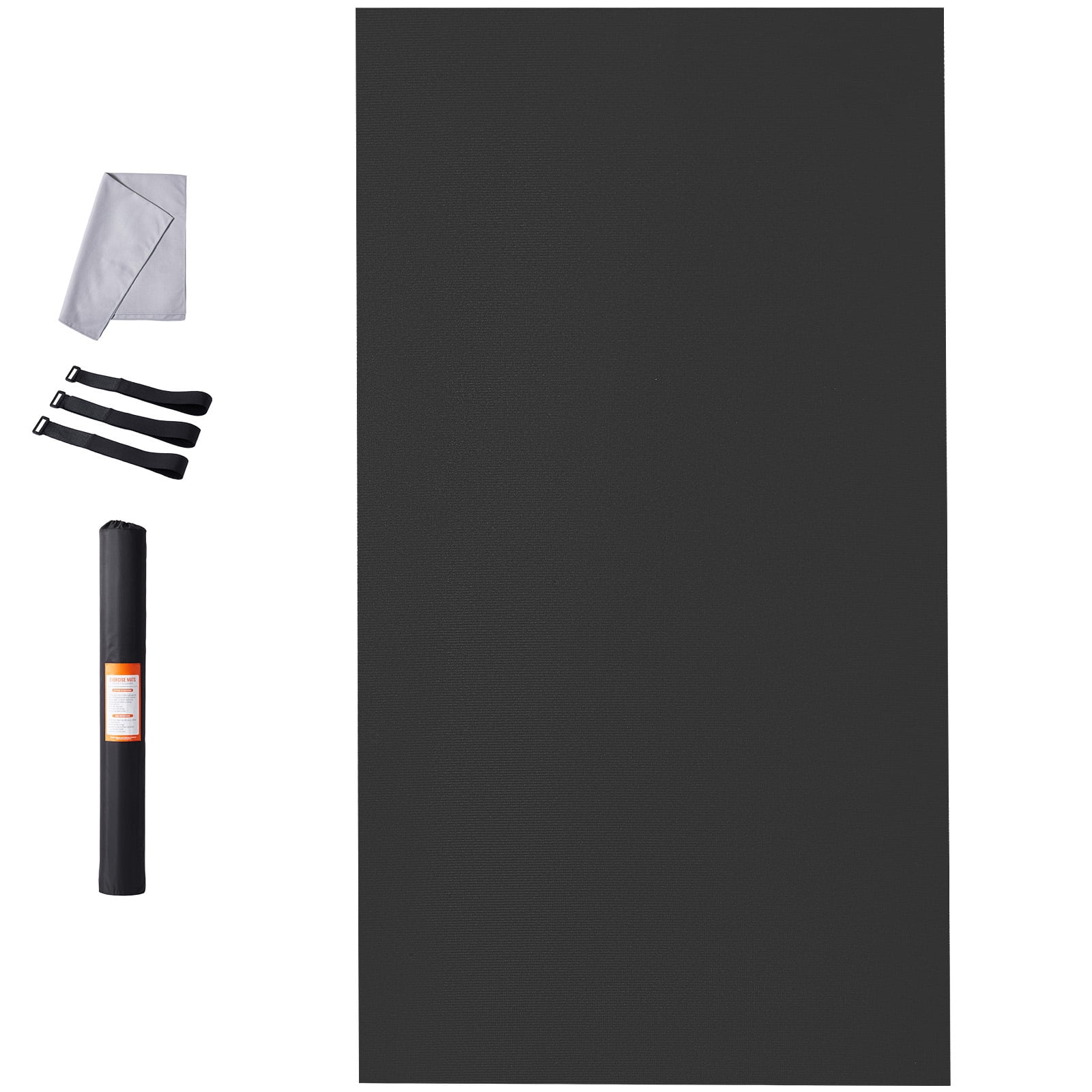 KFFKFF Fitness Mat, Durable Non-Slip Yoga Mat, High-Quality Exercise Mat for Both Men and Women, Includes Bag & Strap for Easy Transport, Ideal for Home Yoga, Pilates & Floor Exercises (10x6ft)