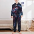 thumbnail image 2 of The Flash Hooded Union Suit Pajama Onesie Blanket Sleeper, 2 of 7