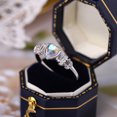 thumbnail image 4 of Womens Heart Ring Exquisite S925 Sterling Silver Love Heart Ring Gift for Women Index Finger Gift Idea for You, 4 of 9