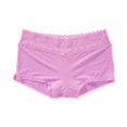 thumbnail image 1 of Aeropostale Womens Modal Lace Boy Shorts Bragas, Púrpura, X-Small Aeropostale Pantalones cortos de chico, 1 of 2