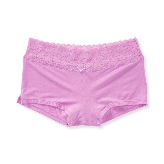 Aeropostale Womens Modal Lace Boy Shorts Bragas, Púrpura, X-Small Aeropostale Pantalones cortos de chico