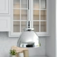 thumbnail image 2 of Henn&Hart 12" Polished Nickel Metal Pendant, 2 of 10