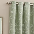 thumbnail image 3 of Wylder Nature Sophia Jacquard Floral Eyelet Curtains, 3 of 4