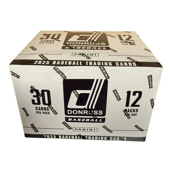25 PANINI DONRUSS BASEBALL FAT PACK 12CT BOX