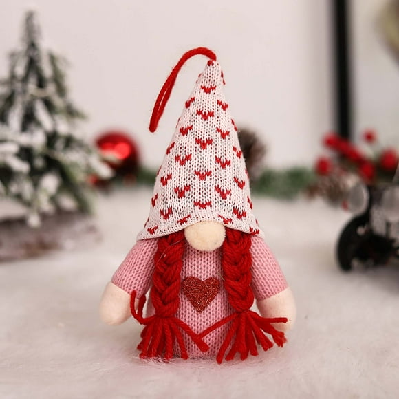 ¡Liquidación de hoy! Muñeca Lisbinx Lovers con luz, muñeco sin rostro del Hombre del Bosque, ideal para decorar el escaparate de San Valentín.