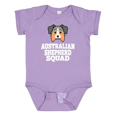 Inktastic Dog Australian Shepherd Squad Boys or Girls Baby Bodysuit