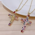 thumbnail image 3 of Vireellx Cross Pendant Necklace for Women Color Zircon for Women Jewelry Valentines Day, 3 of 9