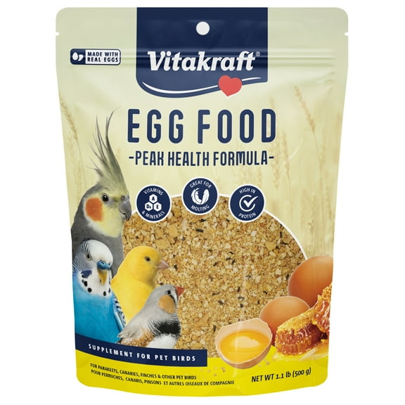 Vitakraft VitaSmart Egg Food Daily Supplement for Pet Birds - DS