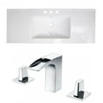 thumbnail image 1 of American Imaginations 59-in. W 3H4-in. Ceramic Top Set In White Color - Overflow Drain Incl. AI-16012, 1 of 1