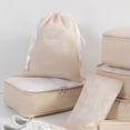 thumbnail image 4 of 8 Piece Simple Luggage Packing Bag Set Space-saving Travel Finishing Bag For Outdoor Traveling, 4 of 5