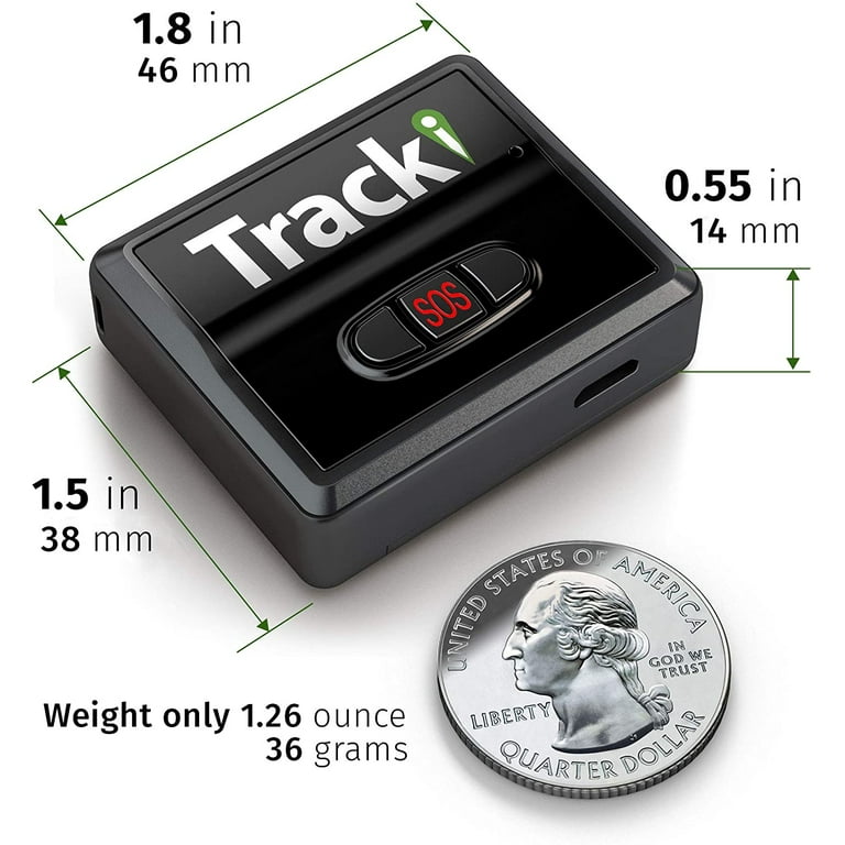 Tracki GPS Tracker for Vehicles Car Kids Assets. Subscription