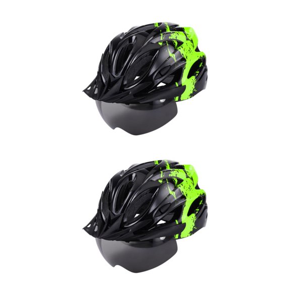 Naiovety Casco de bicicleta para hombres y mujeres, cascos de ciclismo ligeros para motocicletas, viseras de sol extraíbles, sombreros de Type4 NO4