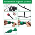 thumbnail image 4 of MSDADA 82ft Drip Irrigation Kits Garden Irrigation Accessories, Plant Watering System with 1/4” Blank Distribution Tubing Hose,DIY Plant Garden Hose Watering Kit (Red), 4 of 6