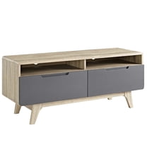 Modway Origin 47" TV Stand in Natural Gray