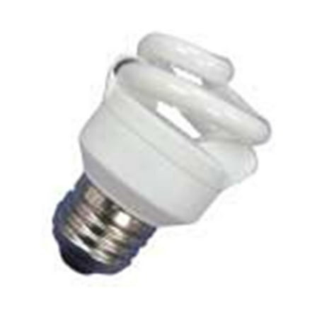 Halco 5W T2 FULL Spiral 2700K Med CFL5/27/FS 5w 120v CFL Warm White Full Spiral Lamp Bulb