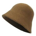 thumbnail image 2 of SikaFu Pure -Colored Wool Fisherman Hat Female Winter Hat Warm Anti -Wind Bucket Cap, 2 of 6