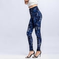 thumbnail image 2 of Leggings para mujer, leggings estampados, leggings de imitación de vaqueros, leggings ajustados de fitness, leggings elásticos sin costuras., 2 of 5