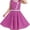 Purple Polka Dot, variant on Sunny Fashion Girls Dress Polka Dot Butterfly Belt Asymmetrical Playful 6 Years