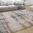thumbnail image 3 of Merrick Lane 8' x 10' Distressed Old English Style Artisan Traditional Rug in Blue, 3 of 9