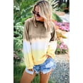 thumbnail image 1 of Sweatshirt Tie Dye pour Femmes Décontracté Léger Doux Confortable Ample Col Rond Tunique Grande Taille, 1 of 7