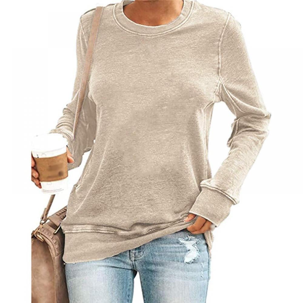 Linen Purity Sweatshirts for Women Long 