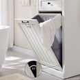thumbnail image 5 of Aitjunz 10 Gallon Tilt Out Trash Can Cabinet with Drawer, Wooden Farmhouse Kitchen Cabinet with Hidden Trash Can Storage, White, 5 of 8