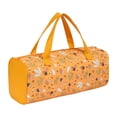 thumbnail image 1 of Organizador de almacenamiento de hilo de gran capacidad, portátil de viaje con asa, bolsa para tejer, para madejas de hilo y ganchos de crochet. Libélula avellana, 1 of 8