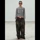 thumbnail image 5 of Cárdigan Corto de Larga con Cuello en V y Abertura Frontal para Mujer, Camisa de Otoño con Botones. Gris M, 5 of 6