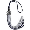 thumbnail image 6 of Endea Graduation Navy Blue/White Mixed Color Graduation Tassel with Black Date Drop, 6 of 10