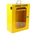 thumbnail image 2 of Lockout Tagout Station Wall Mounted Steel Construction Heavy Duty LOTO Box Cabinet for Machine Service, 2 of 14