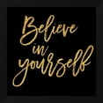 thumbnail image 2 of Lula Bijoux and Company 20x20 Black Modern Wood Framed Wall Art Titled - Believe in Yourself, 2 of 6
