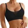 thumbnail image 3 of WCJM Y Back Sports Bra Black Y Back Spaghetti Thin Strap No Line Workout Breathable Comfortable Panties (L), 3 of 7