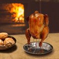 thumbnail image 3 of 1pcs Barbecue Chicken Rack Camping Carbon Steel Picnic Barbecue Chicken Rack for Outdoor, 3 of 9