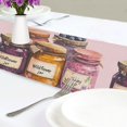 thumbnail image 4 of Yayeee Table Runner 70 inches Long Home Kitchen Dinning Party Decoration, Watercolor Jam, 4 of 7