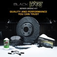 thumbnail image 7 of Hart Brakes Front Rear Brakes and Rotors Kit |Front Rear Brake Pads| Brake Rotors and Pads| Semi Metallic Brake Pads and Rotors| Sensor Wire - BHCC.63003.63, 7 of 7