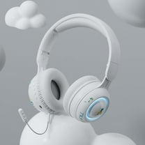 Hwkond Bluetooth Headset Headworn Bluetooth Earphones For Children And Students' Learning, Reading, Male And Female Universal Earphones, Illuminated And Colorful Earphones Up to 25% Off