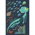 thumbnail image 2 of Junior's Luca Under the Sea Adventure  Racerback Tank Top Indigo Small, 2 of 4