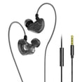 thumbnail image 1 of Auriculares con cable de 3,5 mm Auriculares deportivos de doble bobina móvil de grafeno, 1 of 6