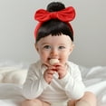 thumbnail image 2 of Korean Style Baby Headband with Bow a Hair Accessory for Girls for and Toddlers Ideal for Everyday Wear or, 2 of 5