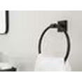 thumbnail image 2 of Studio Design Collection Black Matte 7 x 3in. Towel Ring, Black, 2 of 4