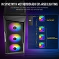 thumbnail image 4 of Funda para juegos Antec AX61 Mid-Tower ATX con ventiladores ARGB y cristal, 4 of 8