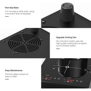 VBGK Double Induction Cooktop, 2000W 2 Burner Electric Countertop 12 inch Hot Plate with Touch Control, Timer, Child Lock for Home Kitchen Cooking