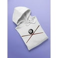 thumbnail image 3 of Billiards Club Emblem Hoodie Women -SPIdeals Designs, Female Large, 3 of 4