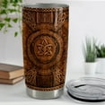 thumbnail image 4 of Viking Tumbler 20oz Viking Gifts for Men Vikings Cup Stainless Steel Insulated Tumblers Coffee Travel Drinking Mug Gift for Birthday Christmas, 4 of 7