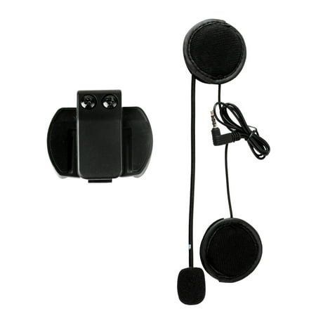 VNETPHONE V4 V6 Intercom Accessories Microphone Speaker & Clip for V4 V6 Helmet Intercom Motorcycle BT Interphone 3.5mm Jack