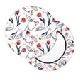 thumbnail image 2 of Balery Tulips Flowers Fundas de asiento para taburete de bar redondo de tela de terciopelo ajustables que protegen de arañazos y manchas para sillas de 14 a 17 pulgadas.-14 inch, 2 of 7