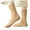 Brown, variant on 5 Pairs Basic Crew Socks Comfort Fit Boot Socks for Women,Knit Thick Socks Casual Soft Cotton Blend, Solid, White