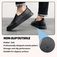 thumbnail image 5 of Men's Slip-On Chef Shoes - Non-Slip Kitchen Work Shoes with Soft Sole, Lightweight & Waterproof - Slip-Resistant Restaurant Shoes for Cooking, Food Service & Hospital, 5 of 7