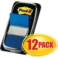 thumbnail image 4 of Post-It Flags Value Pack, Blue, 1 in. Wide, 50/Dispenser, 12 Dispensers/Pack, 4 of 4